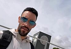 big cock stud jerks off on the public trail