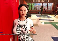 i completed the gameplay of life in santa county part 4 with anime characters