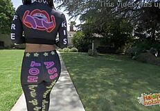 Wow, Aidra Fox Dives Deep into Chocolate Starfish Adventure!