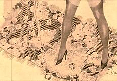 Vintage erotic illustration from antique comic