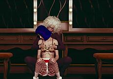 hey, check these cute 3d lesbian girls in pantyhose action!