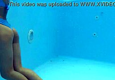 emily ross strips nude underwater for you