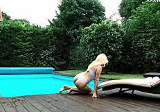 emily ross strips nude underwater for you