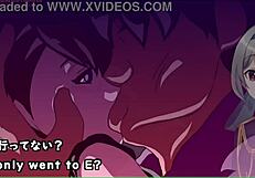 feeling overwhelmed as my fave enters my room in this hentai trial with machine subs