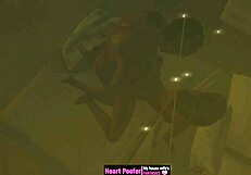 lazy girl gets bent over for creamy doggystyle