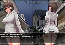 Shy girl tries taking off skirt while wandering dark alley