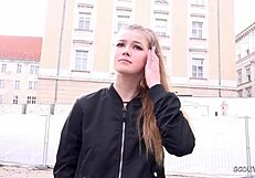 I can't believe I picked up 18-year-old Olivia Sparkle for a rough fuck at model casting