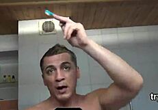 Girl sucks dick in POV!