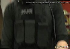 amateur police officers naked with grandpa