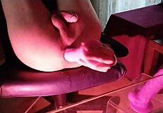 In this crazy scene, a guy with big cock fucks hard, making ass squirt like fountain.