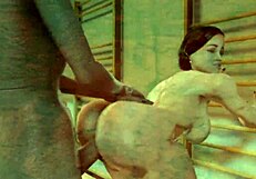 ओल्ड मीट मसल गर्ल जिम फकिंग सेशन में डोमिनेट करती है