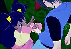 Iris And Erika Engage In Intense Creampie Sex In Pokemon Hentai