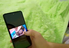 Cheating husband feels guilty while sucking busty friend's tits in roleplay