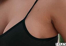 Vixen hard-bodied ema gives gym buddy a real work-out?