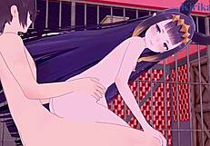 Mori Calliope and Ina'nis in contrasting intense hentai sex