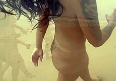 Hey, I threw an orgy at the nudist beach with hot friends!
