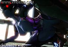 overwatch directs to action in this anime hentai scene