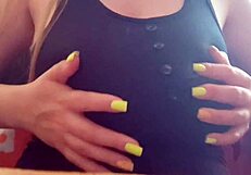 I'm Just Playing with My Huge Tits, Feeling Every Bounce for a Luxury Orgasm That Drives Me Wild.