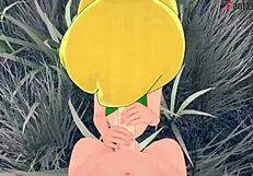 hey, tinker bell grew up, so i fucked her while another fairy watched!