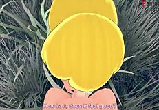 hey, tinker bell grew up, so i fucked her while another fairy watched!