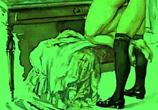 Vintage erotic drawings from antique collections