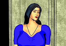 देवर ने भाभी को 3D कार्टून में डॉगीस्टाइल में जमकर चोदा