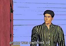 देवर ने भाभी को 3D कार्टून में डॉगीस्टाइल में जमकर चोदा