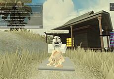 Blonde deepthroat and anal action in wild Roblox porn!