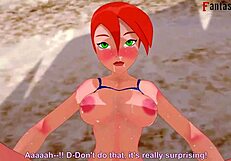 Grown Gwen Tennyson Enjoys Bikini Sex On The Beach In 3D Fantasy