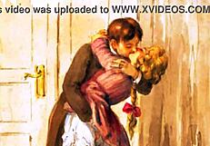 Vintage erotic drawings from antique collections