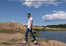 Naked Men Car Wash Turns Into Gay Jerk and Cumshot