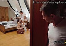 Cuck4k Presents Dr. Cucker-Man in a Wild Husband-Watching Tale