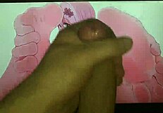 anime feet cum tribute