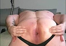 exploring anal balls and inflatable plug