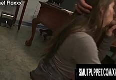 Brunette dick sucking goddesses compilation with deepthroat blowjob and big tits