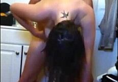 Hot Brunette Babe Gets Fucked Hard on Real Hidden Cam in Steamy Amateur Action