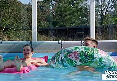Southernstrokes Gay Twinks Tony Milak And Corey Law Bareback By The Pool