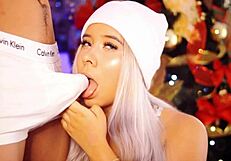 Medellín Slut Sucks Cock With Innocent Look