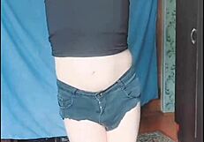 sissy crossdresser twink ass slut webcam show