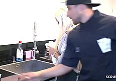 is tight tini getting forced to fuck her boss at work, or is it just roleplay?