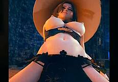 Confined with Horny Twins and Goth in Hentai Game Featuring Blowjobs, Handjobs, and Creampies