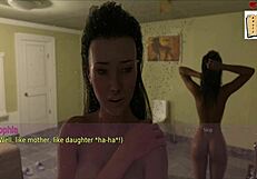 a wife and stepmother share family moments