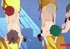 yaoi mega orgy with naruto deku bakugou sieg shirou luffy zoro inosuke my hero academia fate fgo one piece demon slayer kimetsu no yaiba japaneme manga anime gay porn