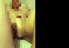 Sexy Italian MILF gives awesome footjob to husband.