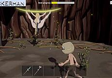 Submissive Anime Girl Gives Blowjob And Gets Fucked In Cowgirl By Huge Monster Cock With Big Nipples