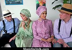 country side stepmoms pristine edge and penny barber teach stepsons raw milf action