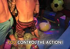 Ultimate Swing Party Guide with Cunilingus, Fingering, and Double Masturbation Action Scenes.