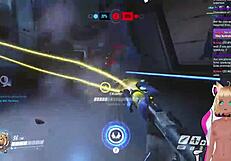 Vtuber Lewdneko Plays Overwatch And Gets Spanked Hard Part 2