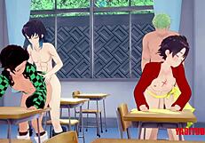 yaoi mega orgy with naruto deku bakugou sieg shirou luffy zoro inosuke my hero academia fate fgo one piece demon slayer kimetsu no yaiba japaneme manga anime gay porn