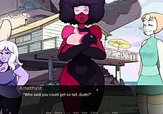 Gem Blast Part 1 Features Garnet's Big Tit Blowjob Scene